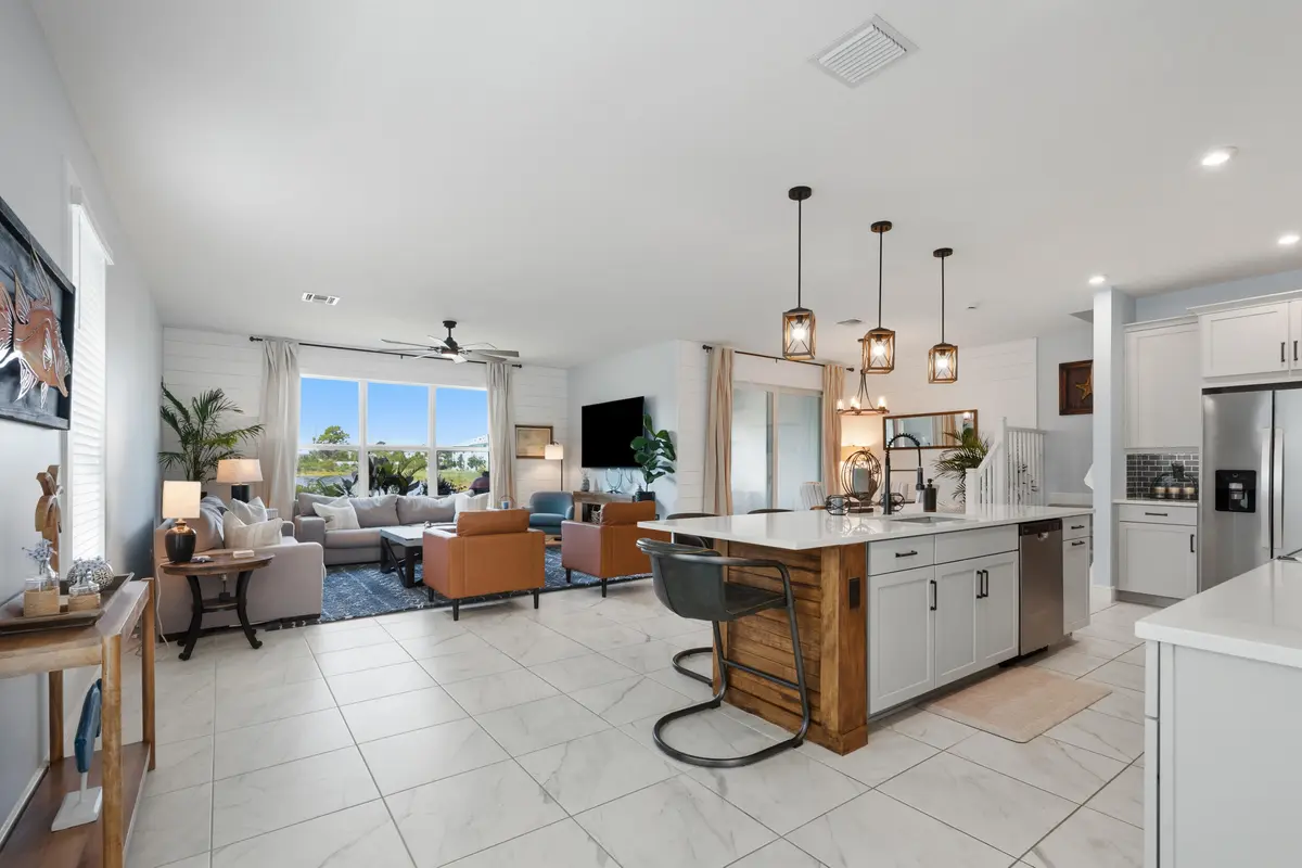 Living Room - Kitchen at 3524 NW Solange Court, Jensen Beach