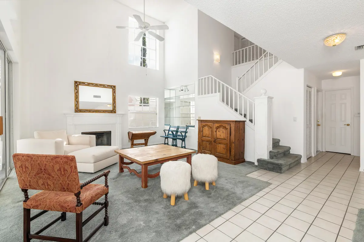 Living Room w/Stairs to 2nd Floor at 22 Selby Lane, Palm Beach Gardens