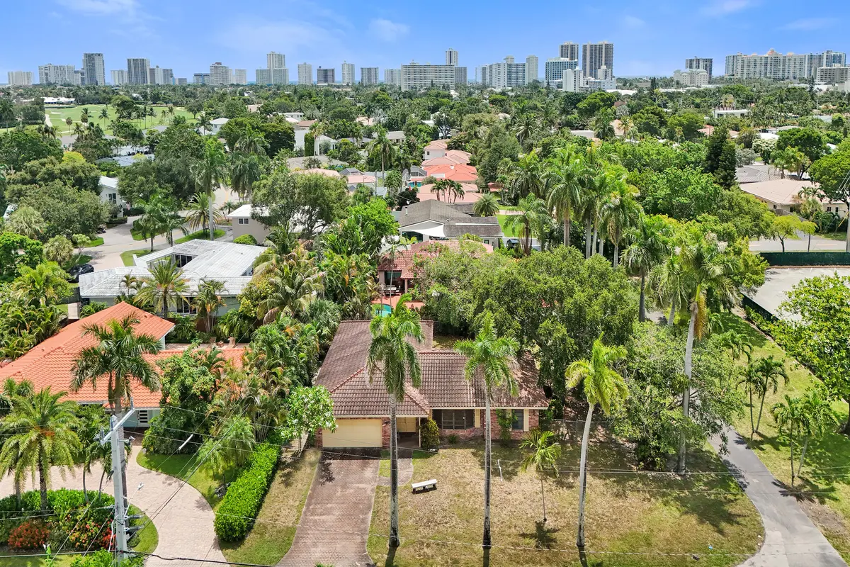 Aerial View at 3530 NE 25th Terrace, Fort Lauderdale