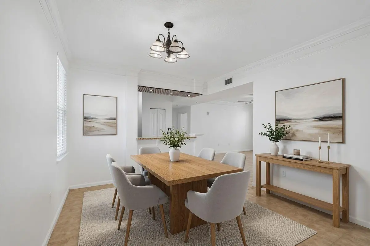 Dining Room at 225 Murcia Drive 101, Jupiter
