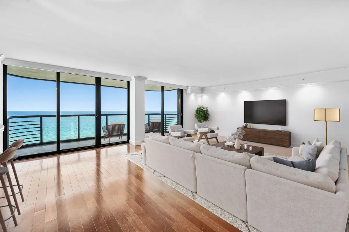 great room view 1_final at 250 S Ocean Boulevard 11c, Boca Raton