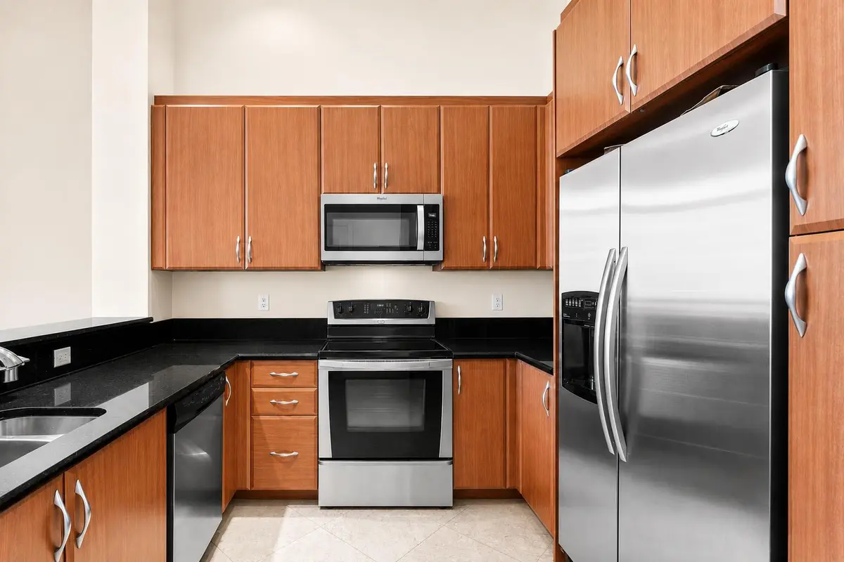 Large Kitchen w/ Ample Storage at 701 S Olive Avenue 320, West Palm Beach