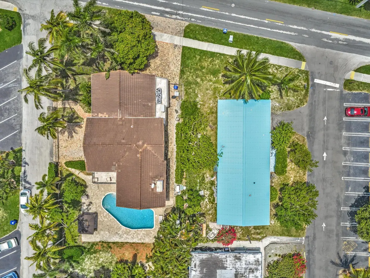 Aerial View at 518 N Riverside Drive, Pompano Beach