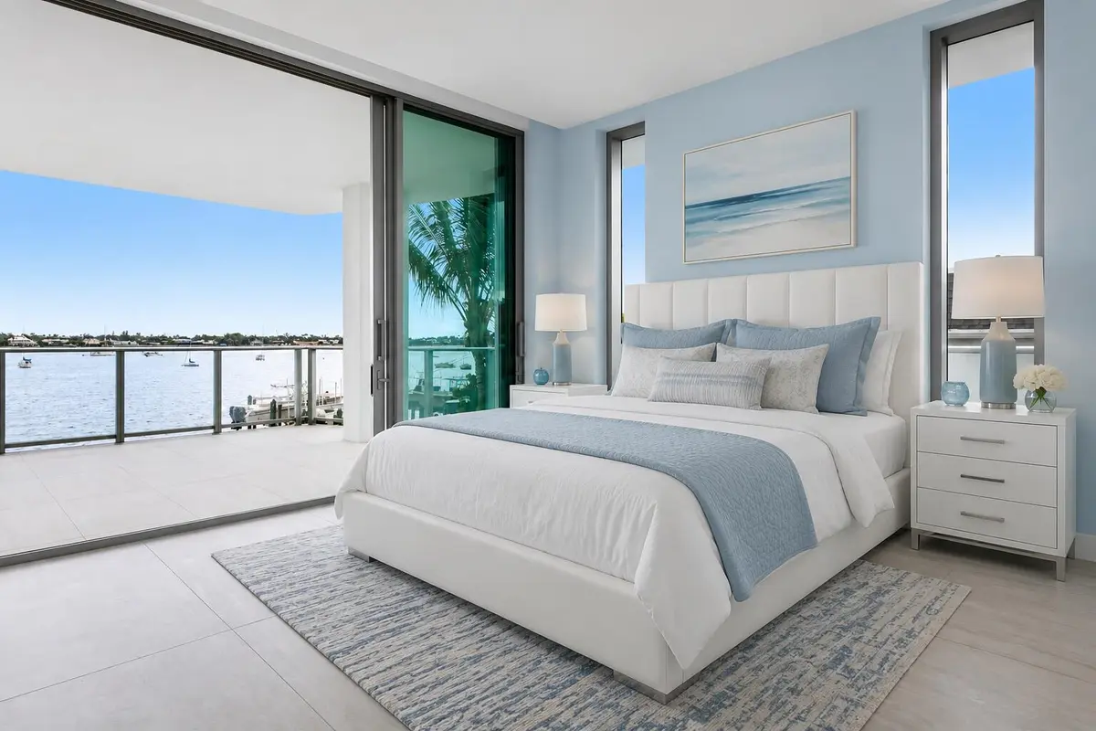 Guest Bedroom at 4714 N Flagler Drive 102, West Palm Beach