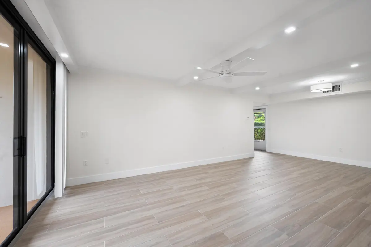 Living room / dining area at 225 S Beach Road 102, Jupiter