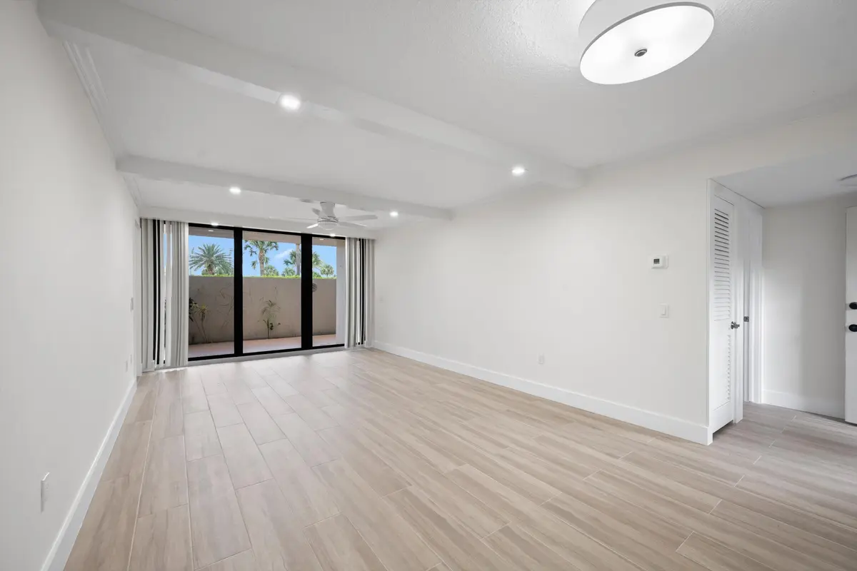 Living room at 225 S Beach Road 102, Jupiter