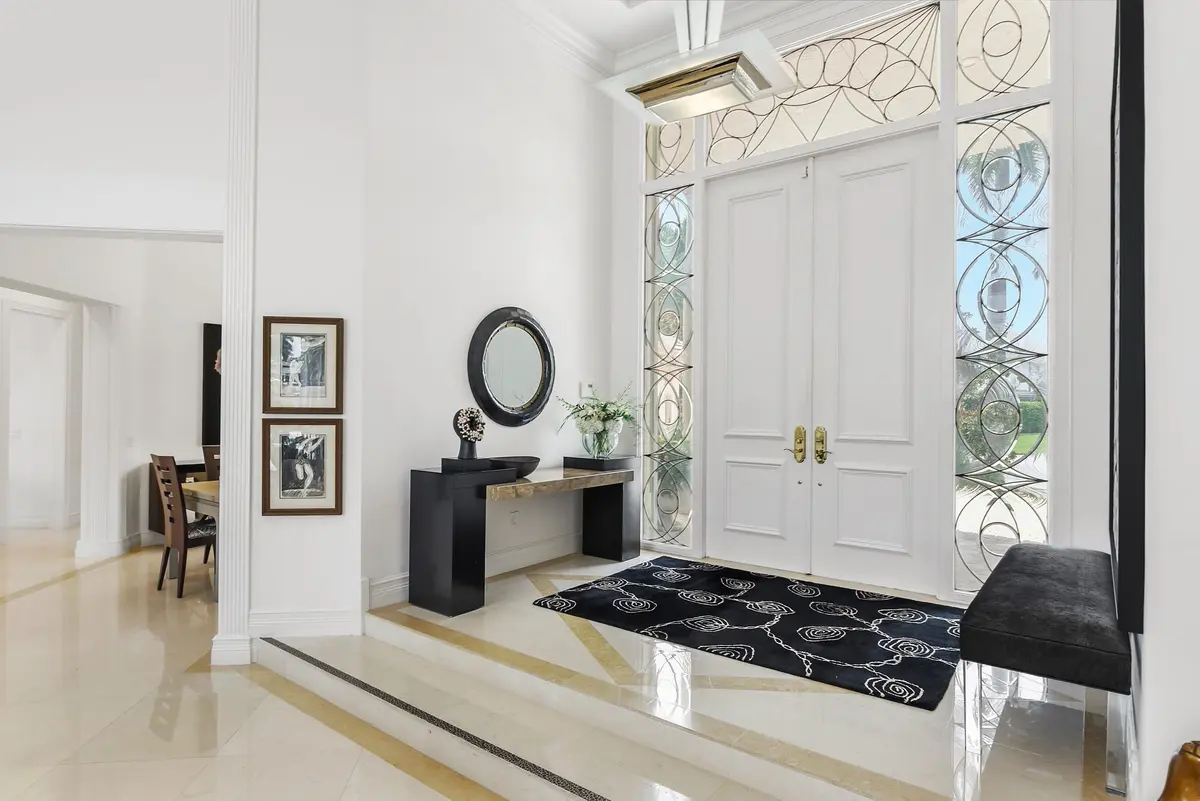 foyer at 6949 Lake Estates Court, Boca Raton