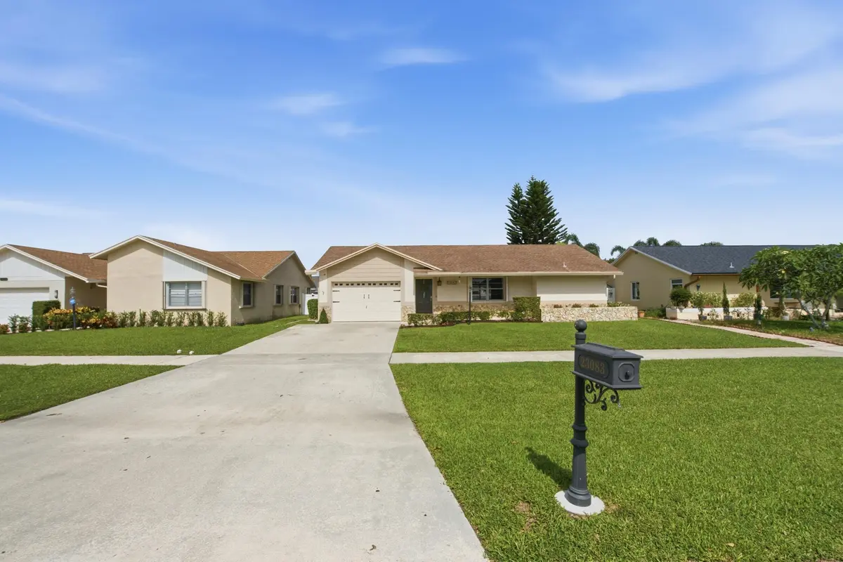 Front of the home at 23083 SW 54th Avenue, Boca Raton