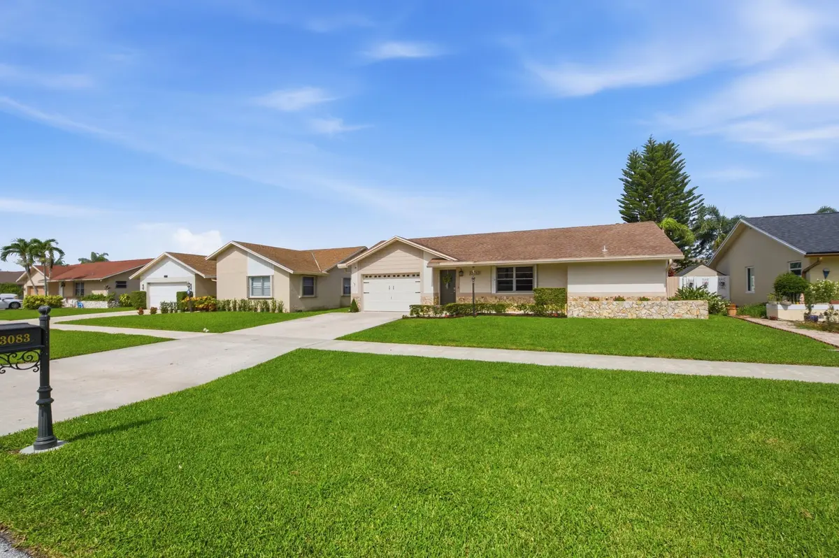 Front of the home at 23083 SW 54th Avenue, Boca Raton