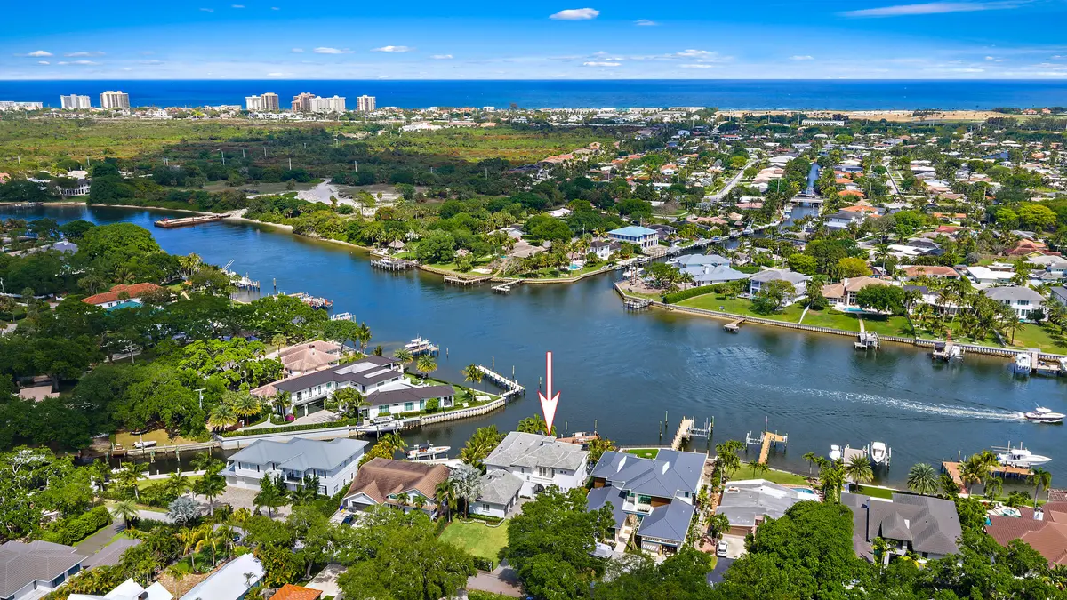 Aerial at 12864 S Shore Drive, Palm Beach Gardens