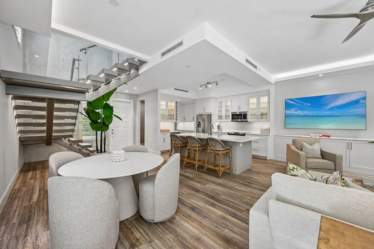 Dining/Kitchen at 1835 S Ocean Boulevard H, Delray Beach