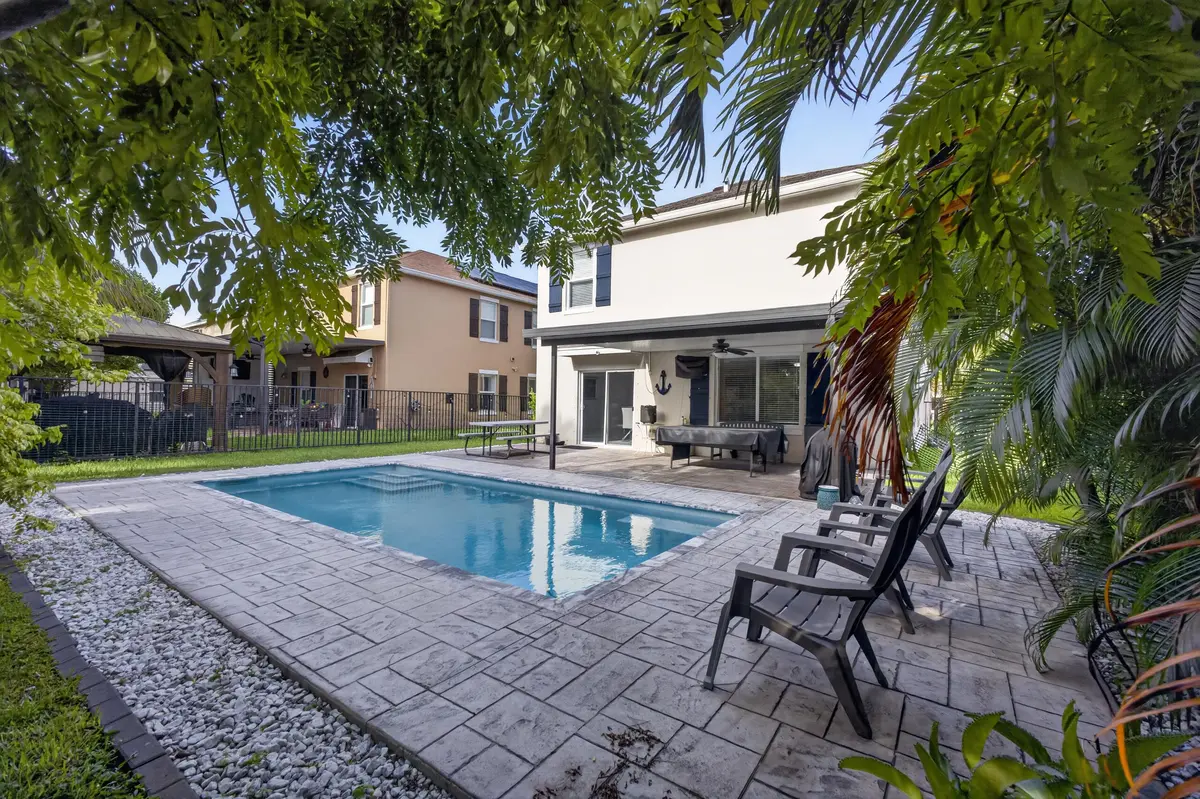 Pool. at 3758 Whitney Park Lane, Greenacres