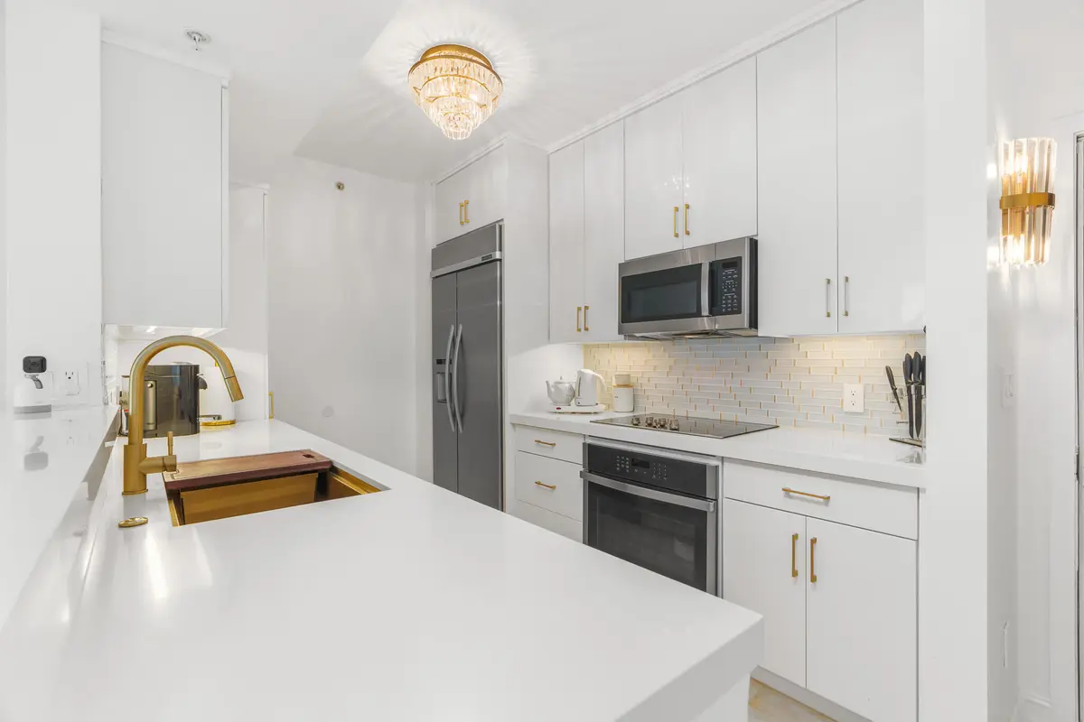 Kitchen at 550 Okeechobee Boulevard 1409, West Palm Beach