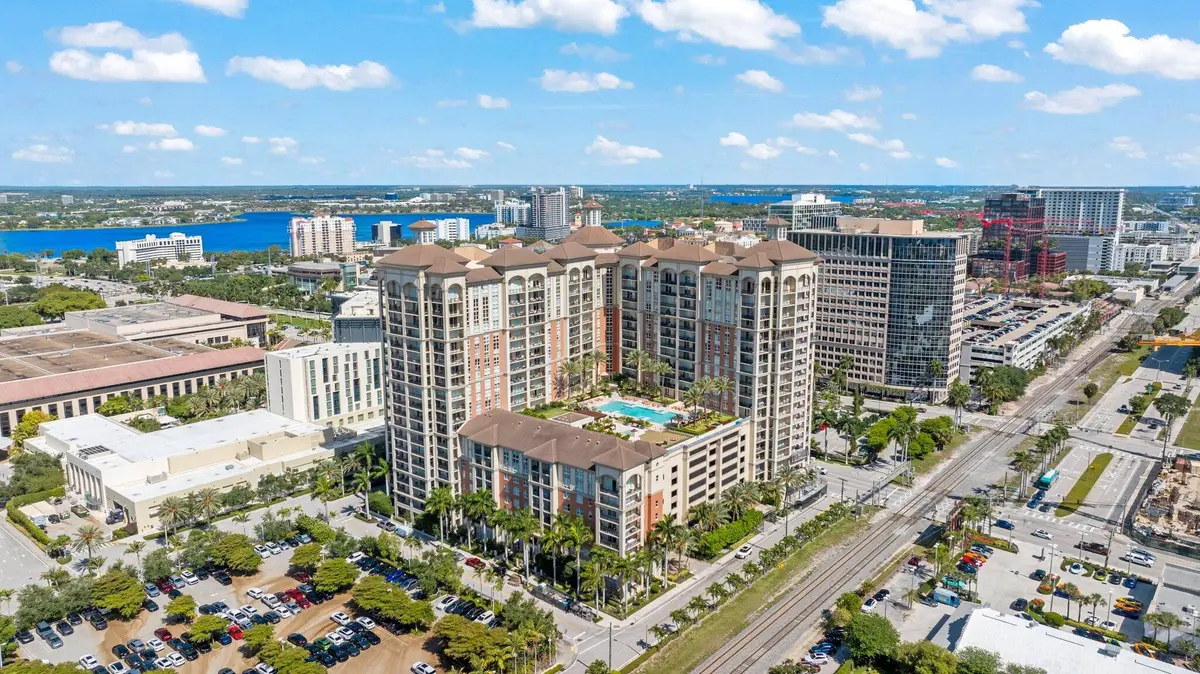 Building Aerial at 550 Okeechobee Boulevard 1421, West Palm Beach