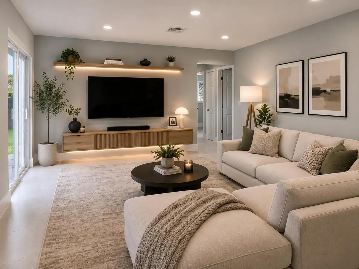 Family Room at 2660 NW 83rd Terrace, Coral Springs