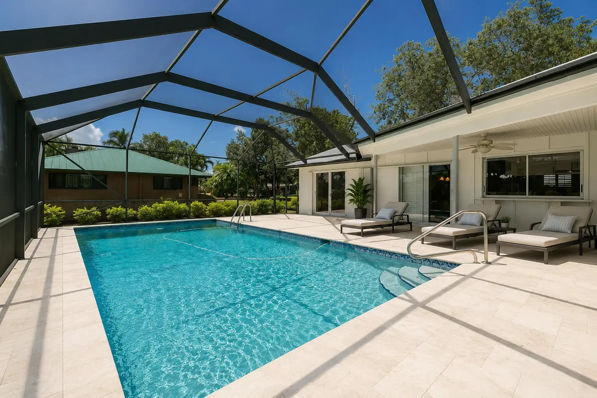Pool at 768 SW Hidden River Avenue, Palm City