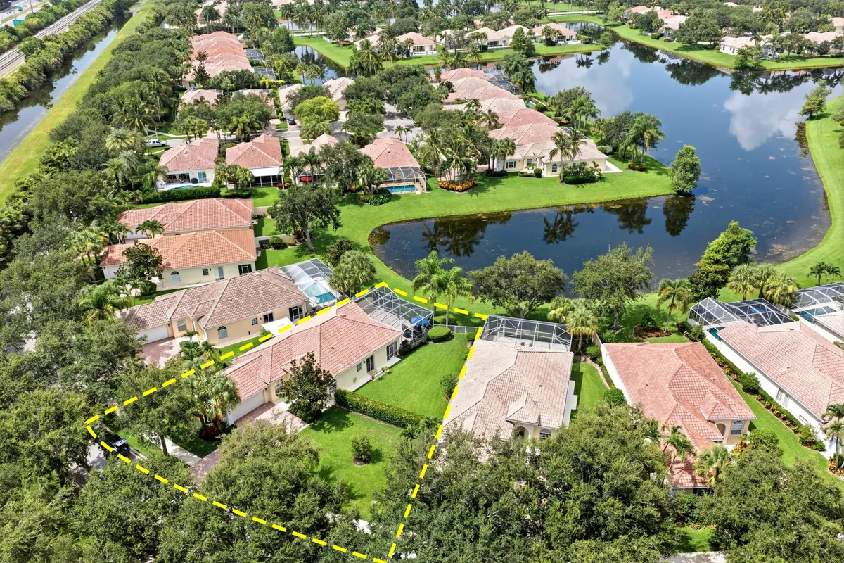 Aerial at 1321 Saint Lawrence Drive, Palm Beach Gardens