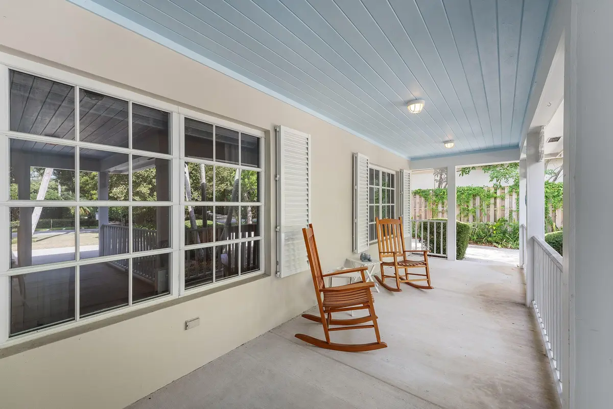 Front Porch at 414 S Atlantic Drive, Lantana