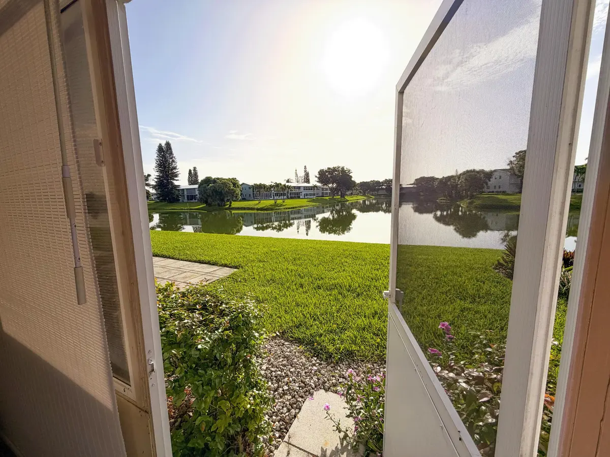 back door at 29 BERKSHIRE B, West Palm Beach