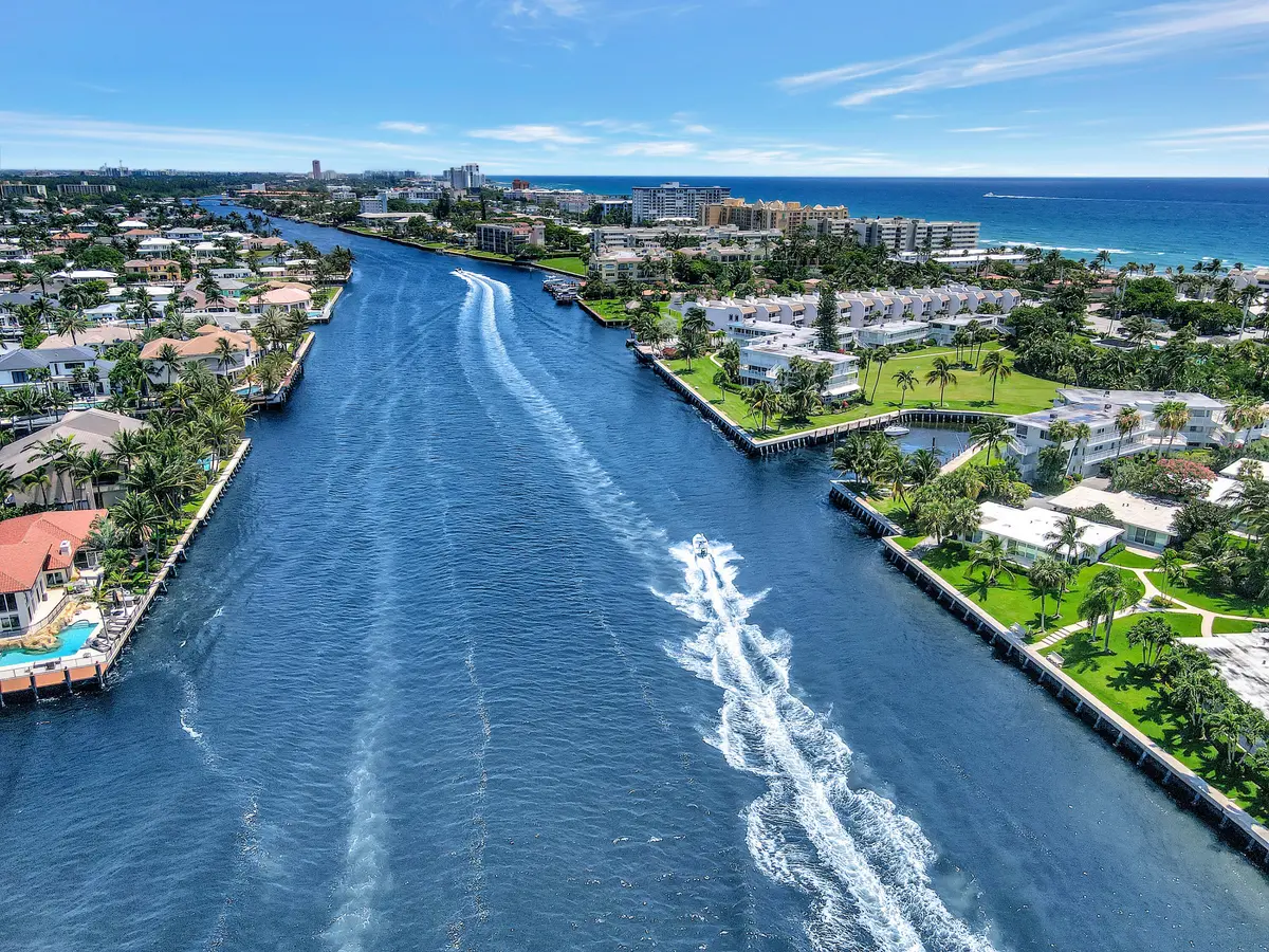 Aerial at 1222 Hillsboro Mile 11, Hillsboro Beach