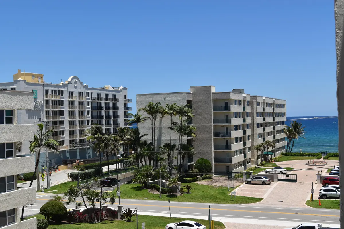 Ocean View From Balcony at 1236 HILLSBORO MILE 508, Hillsboro Beach
