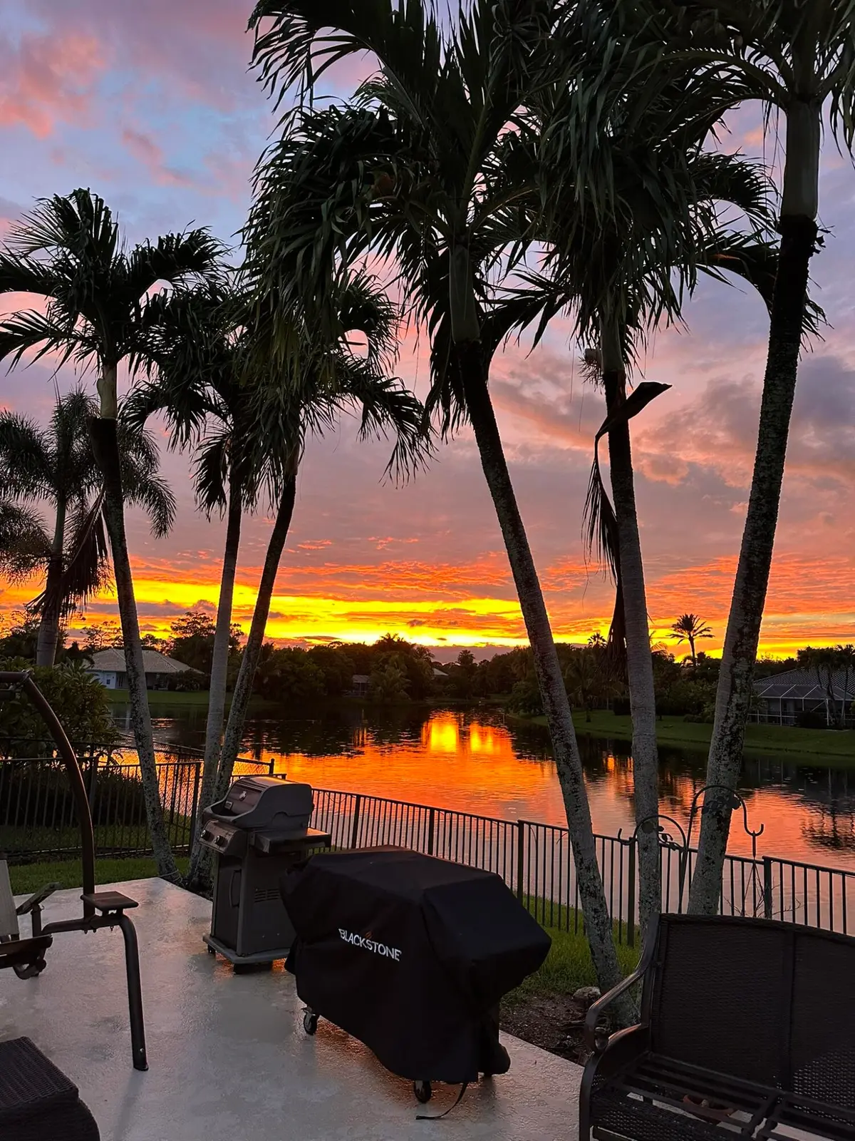 sunset at 118 Fernwood Crescent, Royal Palm Beach