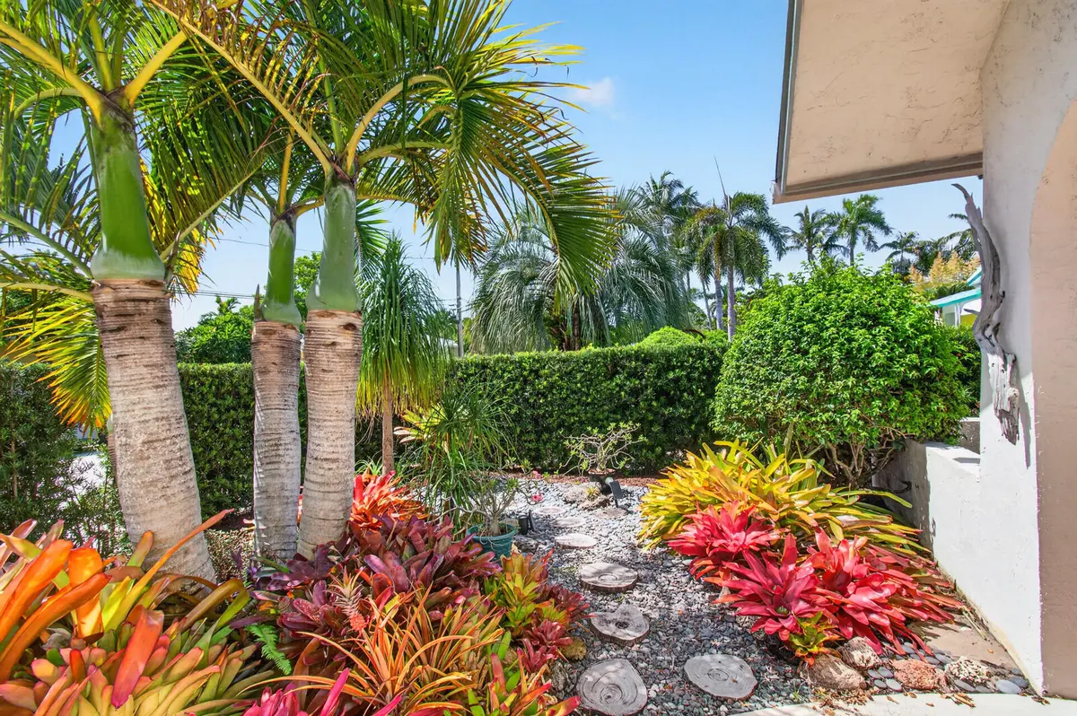 Tropical Landscape at 1315 N Lakeside Drive, Lake Worth Beach