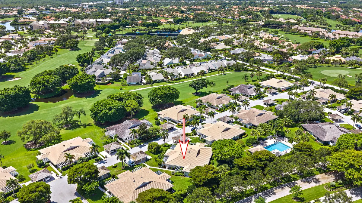 Aerial w/ Community Pool at 3644 Freshwater Drive, Jupiter