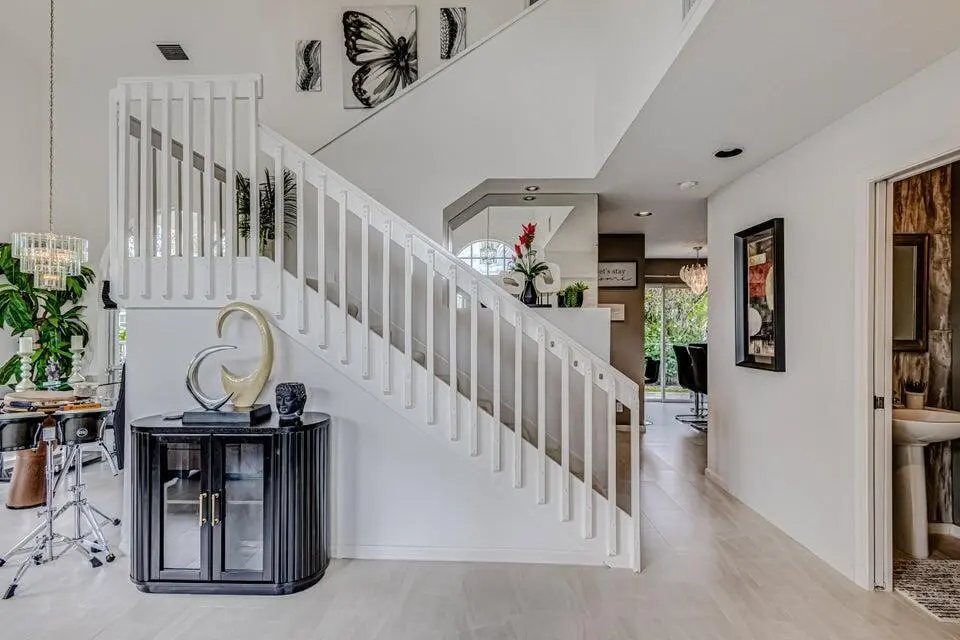 Staircase at 18174 SE Fairview Circle, Tequesta