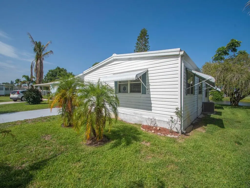 Side of Structure at 42 Village Lane, Jensen Beach