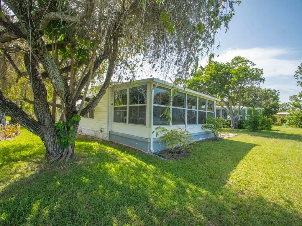 Side of Structure at 42 Village Lane, Jensen Beach