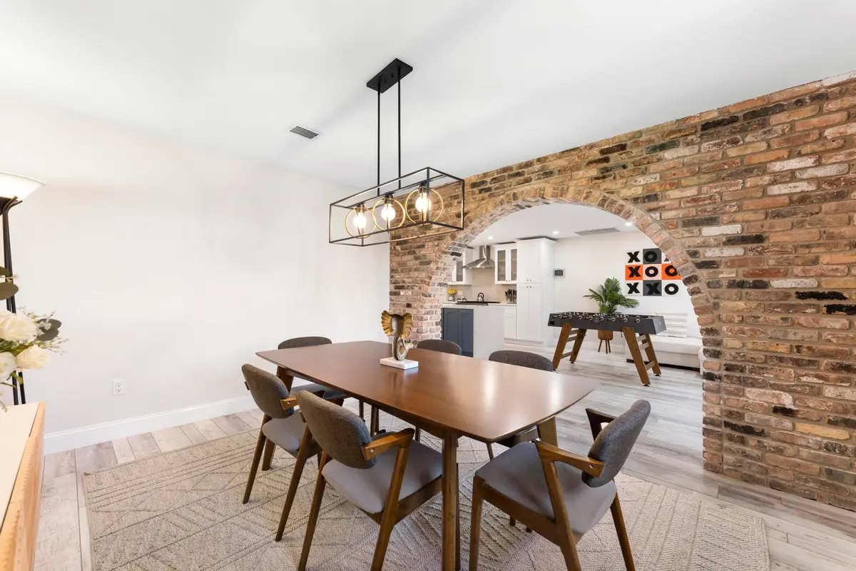 Dining Room at 8416 Pine Tree Lane, Lake Clarke Shores
