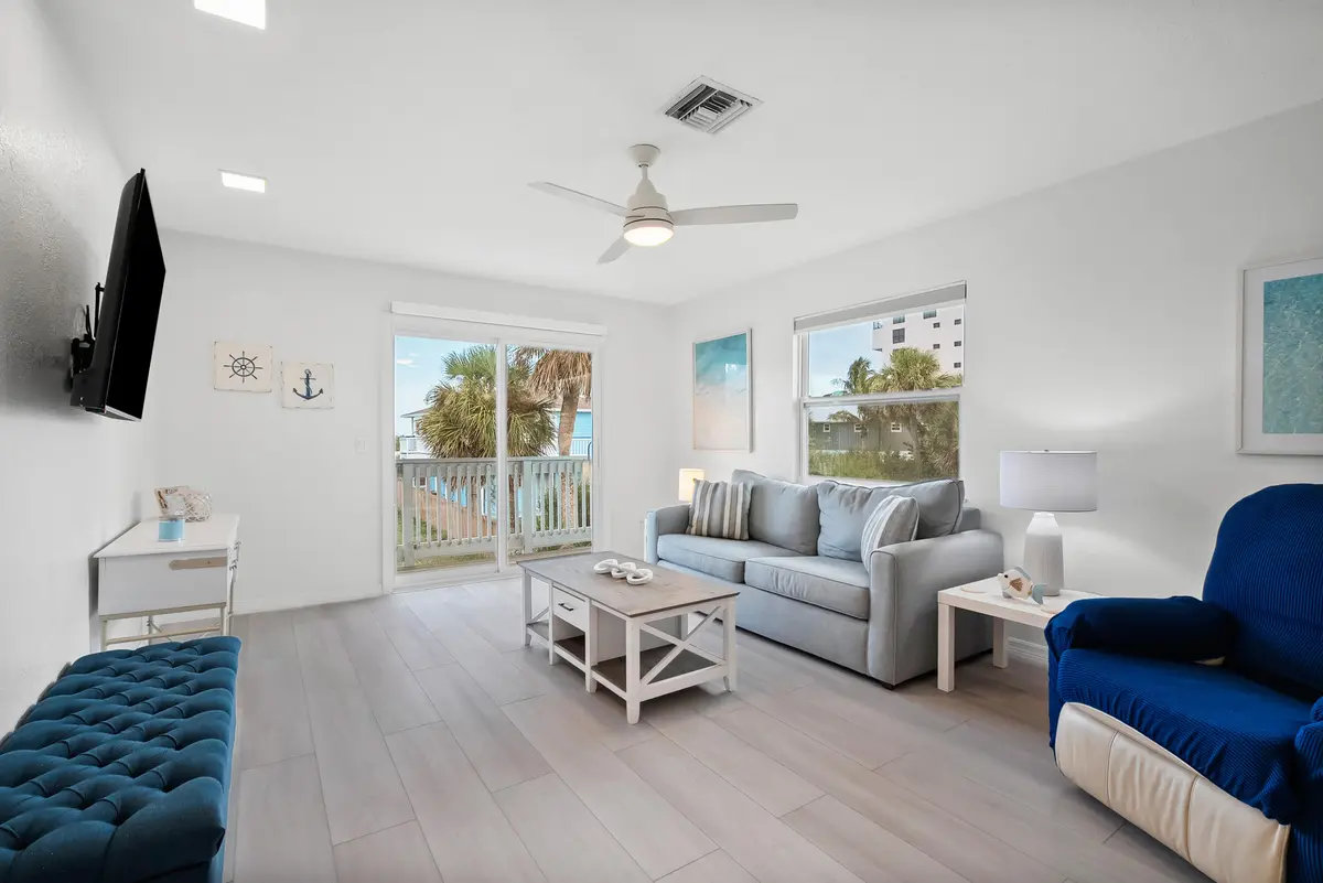 Living Room at 336 Hernando Street Unit D, Fort Pierce
