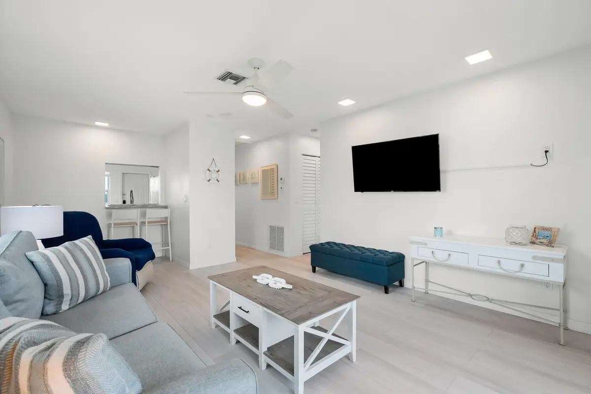 Living Room at 336 Hernando Street Unit D, Fort Pierce
