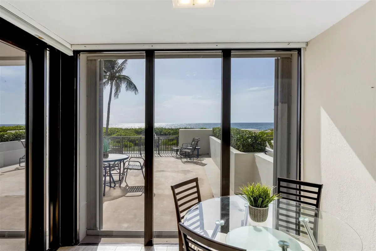 BREAKFAST NOOK TO OCEAN VIEW at 1800 S Ocean Boulevard Villa E, Boca Raton