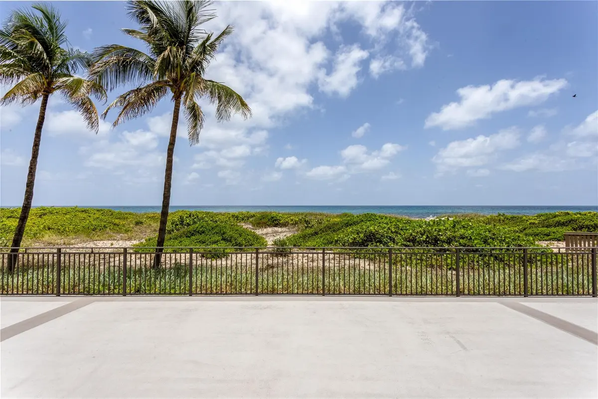 PATIO TO BEACH at 1800 S Ocean Boulevard Villa E, Boca Raton