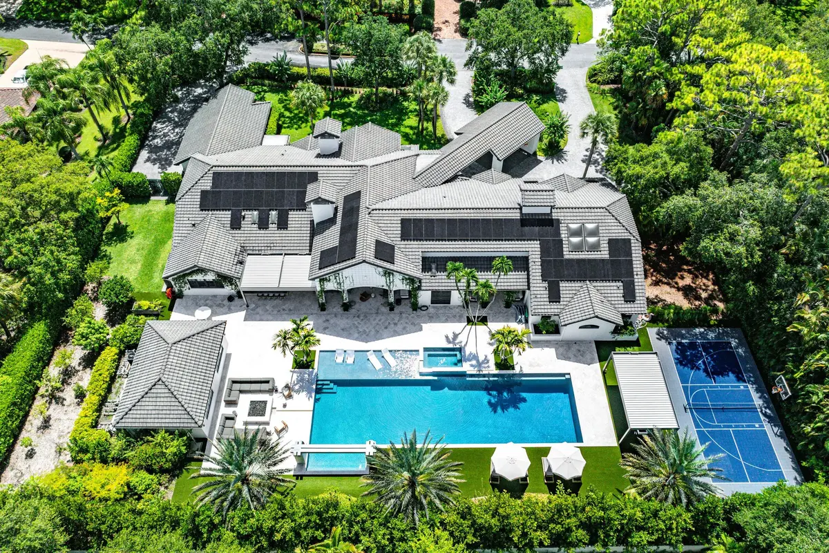 Aerial at 16388 Bridlewood Circle, Delray Beach