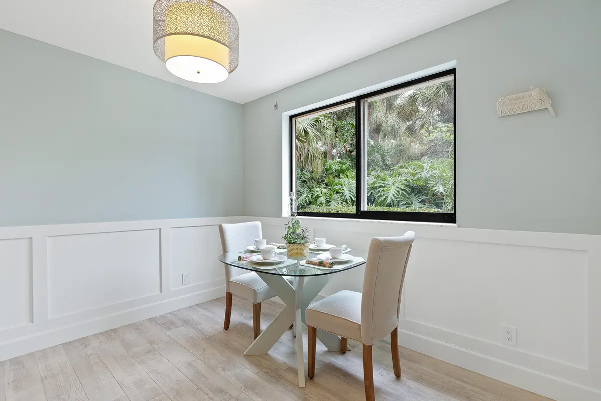 Dining room at 204 SEA OATS Drive D, Juno Beach