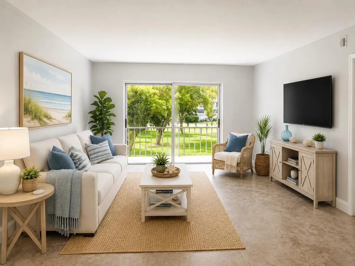 virtually staged at 4650 Washington Street 207, Hollywood