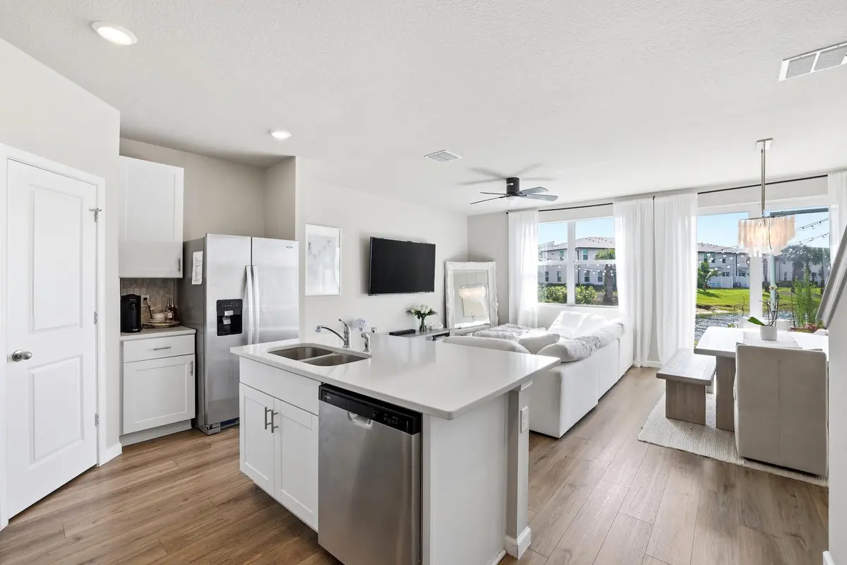 Kitchen and Living at 5650 Enclave Drive, Mangonia Park