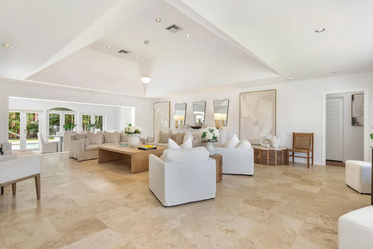 Living Room at 235 Ocean Terrace, Palm Beach