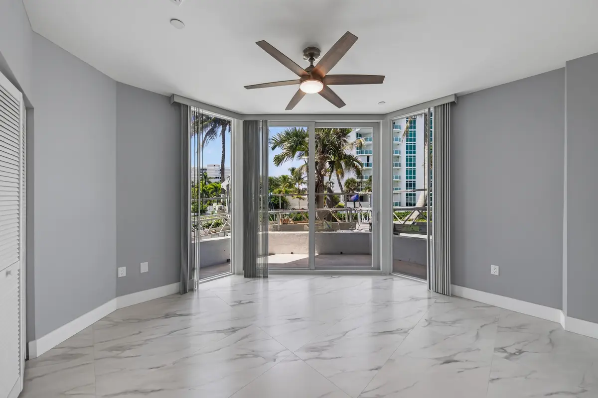 Bedroom Unstaged at 1440 S Ocean Boulevard 2c, Lauderdale-By-The-Sea