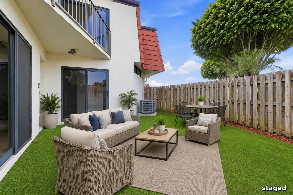 MLS_Staged_Courtyard_02 at 3801 VICTORIA Drive, West Palm Beach