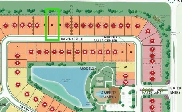 25 Map at 1185 Haven Circle Palmary 25, Vero Beach