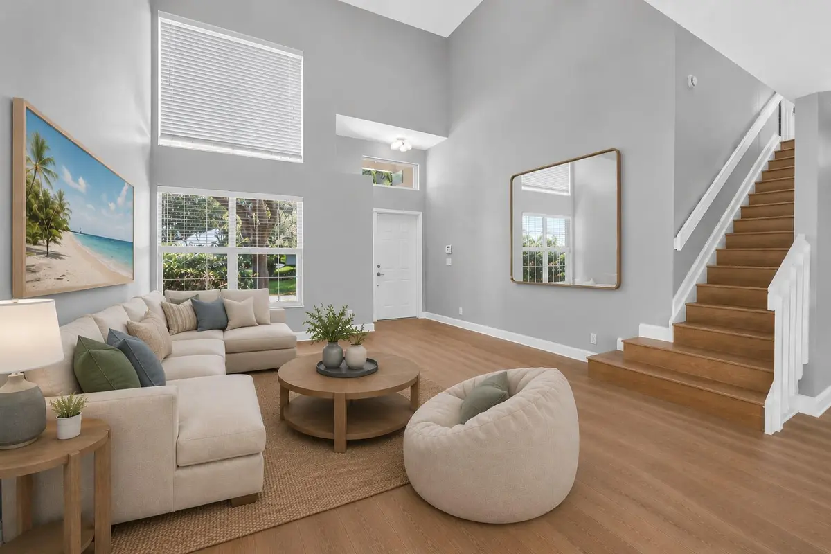 9444 - living room at entrance at 9444 NW 8th Circle, Plantation