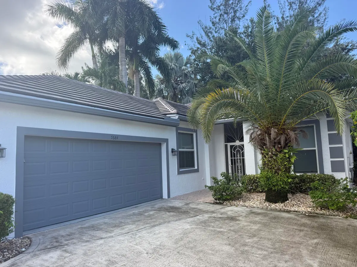 FRONT OF HOUSE at 7684 DOUBLETON Drive, Delray Beach