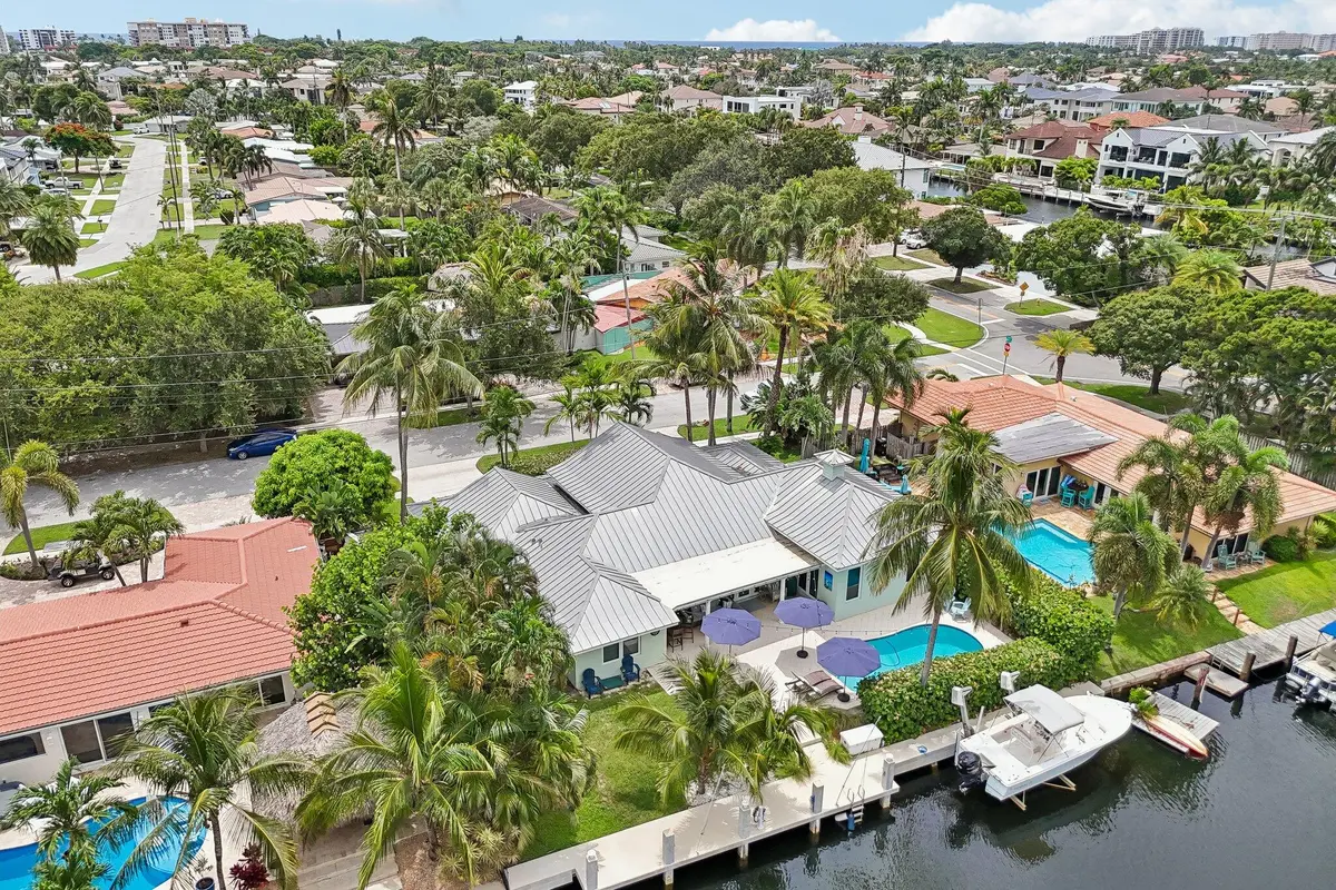 Aerial View at 4911 NE 25TH Avenue, Lighthouse Point