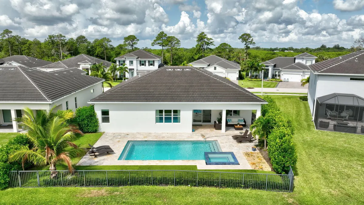 Pool - Backyard at 735 SW PENNFIELD Terrace, Stuart