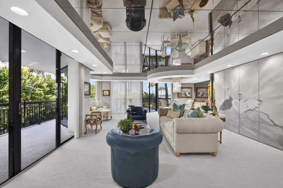 Living Room at 3140 S Ocean Boulevard 101 S, Palm Beach
