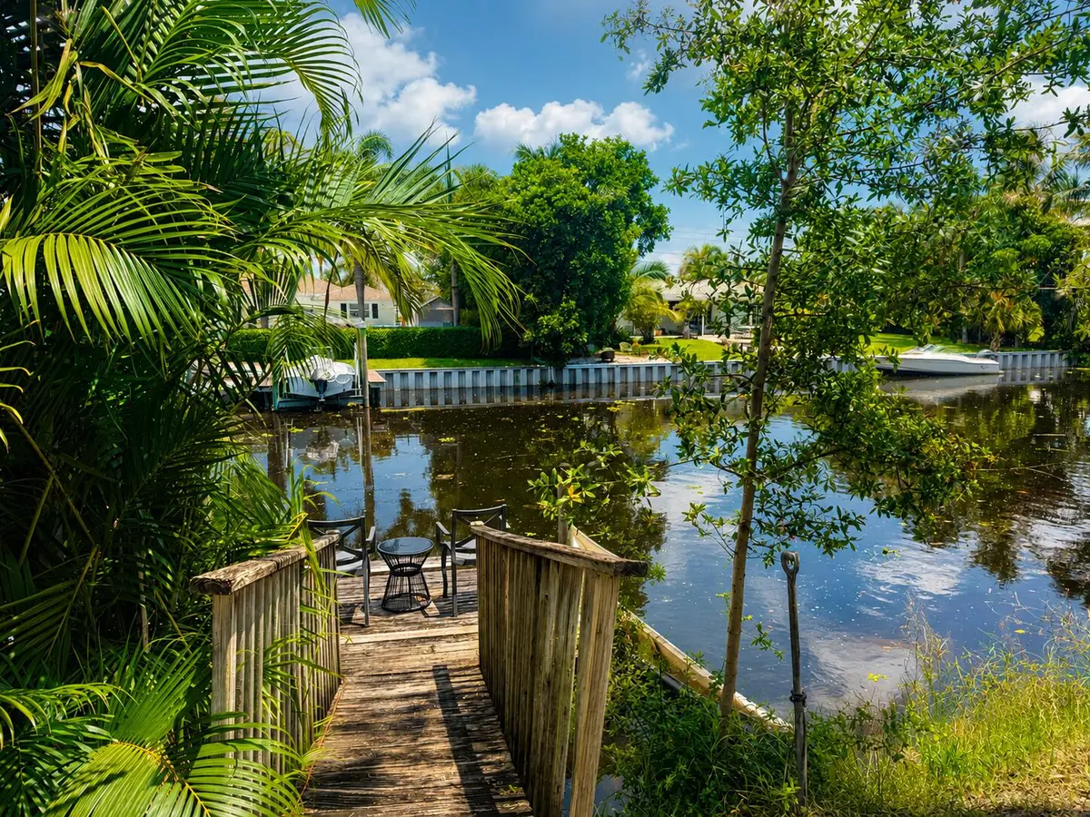 Dock at 2452 Waterside Drive, Lake Worth Beach